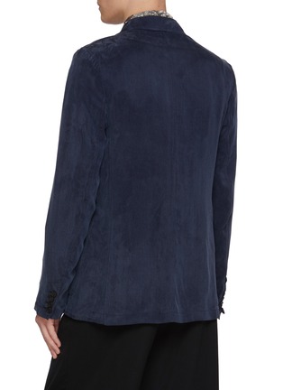 背面 - 点击放大 - DRIES VAN NOTEN - Single Breasted Washed Cupro Blazer
