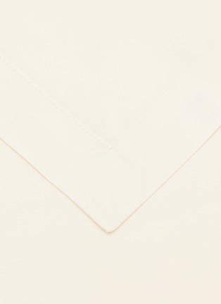 细节 –点击放大 - CELSO DE LEMOS - Secret Super King Bottom Flat Sheet — Natural