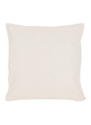 细节 –点击放大 - CELSO DE LEMOS - Trianon Cushion Cover — 770 Linen Embroidery On White