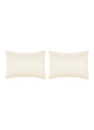 细节 –点击放大 - CELSO DE LEMOS - Partition Pillowcase Set of 2 — 800 Miel