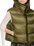  - KRUF - Mink Fur Collar Padded Vest