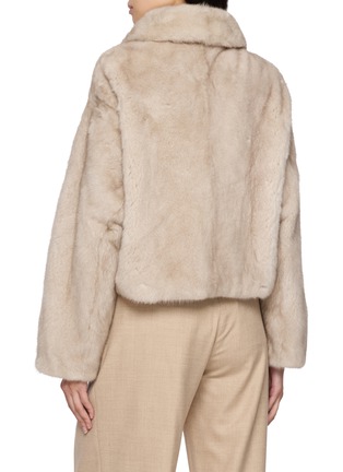 背面 - 点击放大 - KRUF - Mink Fur Leather Jacket