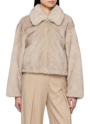 首图 - 点击放大 - KRUF - Mink Fur Leather Jacket