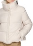  - KRUF - Mink Fur Collar Padded Jacket