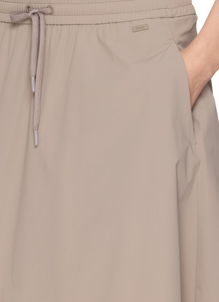  - HERNO - 抽绳腰 A 字中长半身裙