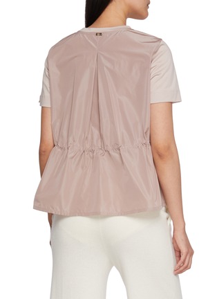 背面 - 点击放大 - HERNO - 抽褶圆领短袖 T 恤