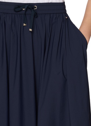  - HERNO - Drawstring Waist Lightweight Flared Skirt