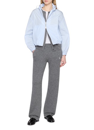 模特儿示范图 - 点击放大 - HERNO - 松紧下摆拉链夹克