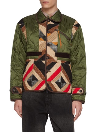 首图 - 点击放大 - KHOKI - Patchwork Quilted Jacket
