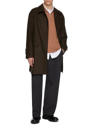 模特儿示范图 - 点击放大 - MACKINTOSH - Humbie Single Breasted Wool Coat