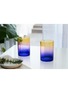 细节 –点击放大 - BLOCK DESIGN - Three Tone Gradient Glasses Set of 2 — Pink/Blue