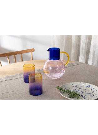 细节 –点击放大 - BLOCK DESIGN - Three Tone Gradient Glasses Set of 2 — Pink/Blue