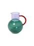 首图 –点击放大 - BLOCK DESIGN - Large Pablo Glass Jug — Teal/Lilac