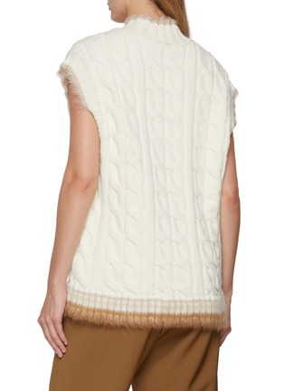 背面 - 点击放大 - LACOSTE - Cable Knit Gilet