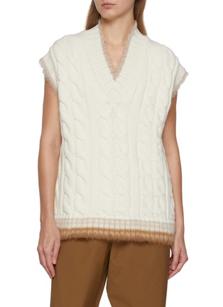 首图 - 点击放大 - LACOSTE - Cable Knit Gilet