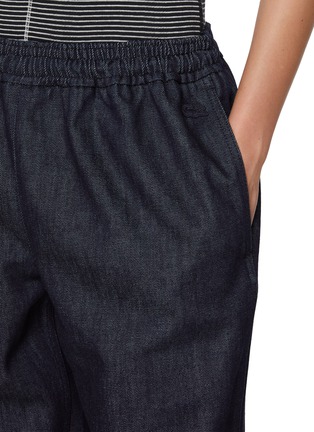  - LACOSTE - Elasticated Dark Wash Denim Pants