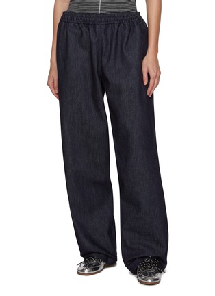 首图 - 点击放大 - LACOSTE - Elasticated Dark Wash Denim Pants