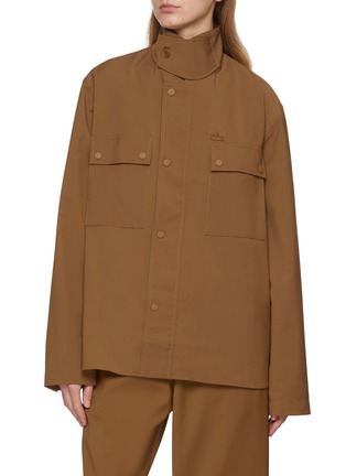 首图 - 点击放大 - LACOSTE - High Neck Shirt Jacket