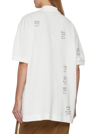 背面 - 点击放大 - LACOSTE - Graphic Cotton Polo Shirt