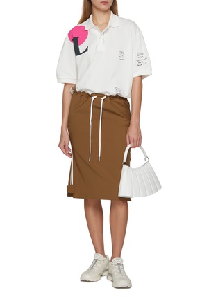 模特儿示范图 - 点击放大 - LACOSTE - Graphic Cotton Polo Shirt