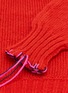 细节 - 点击放大 - LA FETICHE - Rose Wool Knit Scarf