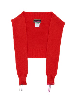 首图 - 点击放大 - LA FETICHE - Rose Wool Knit Scarf