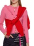 模特儿示范图 - 点击放大 - LA FETICHE - Rose Wool Knit Scarf