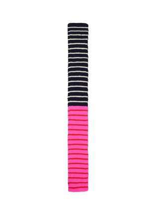 首图 - 点击放大 - LA FETICHE - Polly Jean Striped Wool Knit Scarf