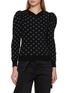 首图 - 点击放大 - LA FETICHE - Hana Reversible Spot V-Neck Wool Knit Sweater