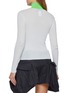 背面 - 点击放大 - LA FETICHE - Frederique Long Sleeve Ribbed Cotton Top