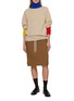 模特儿示范图 - 点击放大 - LA FETICHE - Rudi X Turtleneck Wool Knit Sweater