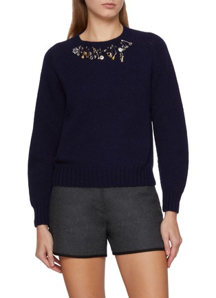 首图 - 点击放大 - LA FETICHE - X LES INTERESSANTS Clark Crewneck Wool Knit Sweater