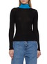首图 - 点击放大 - LA FETICHE - Frederique Long Sleeve Ribbed Cotton Top