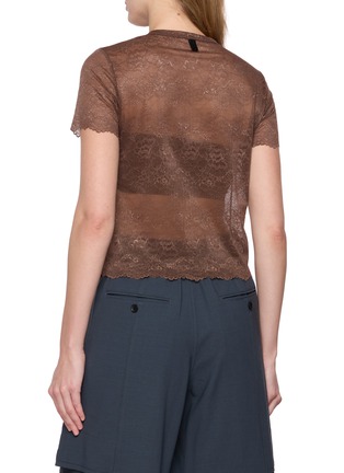 背面 - 点击放大 - BEAUTIFUL PEOPLE - X WACOAL MEN 蕾丝上衣