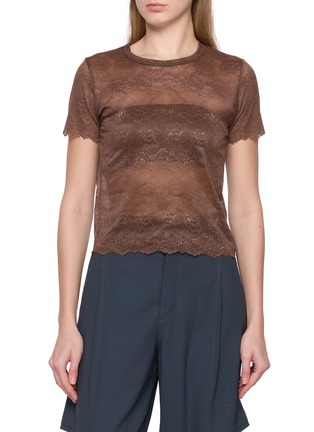 首图 - 点击放大 - BEAUTIFUL PEOPLE - X WACOAL MEN 蕾丝上衣