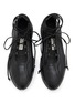 细节 - 点击放大 - MIISTA - Averie Lace Up Leather Flat Ballerinas