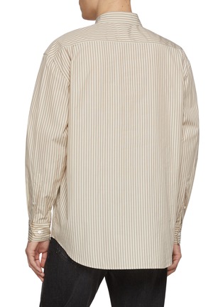 背面 - 点击放大 - THE ROW - 纯棉条纹衬衫
