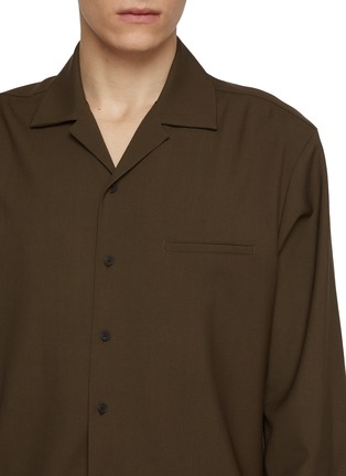  - THE ROW - KANTA 羊毛纽扣衬衫