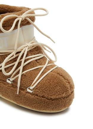 细节 - 点击放大 - MOON BOOT - ICON 拼接系带雪地靴