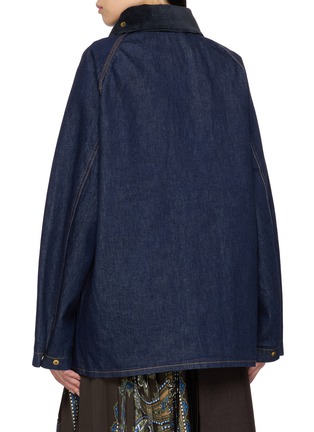 背面 - 点击放大 - BARBOUR - X Levi's Oversized Bedale Cotton Denim Jacket