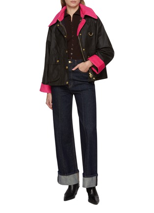 模特儿示范图 - 点击放大 - BARBOUR - Icons Spey Wax Cotton Jacket