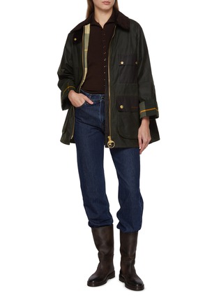 模特儿示范图 - 点击放大 - BARBOUR - Luella Wax Cotton Jacket