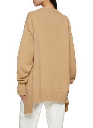 背面 - 点击放大 - R2W - Nicolas Round Neck Wool Cashmere Knit Sweater