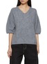 首图 - 点击放大 - R2W - Elan V-Neck Brushed Cashmere Knit Sweater