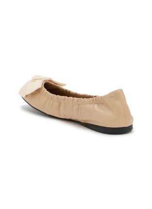  - PRADA - BOW 皮革芭蕾舞平底鞋