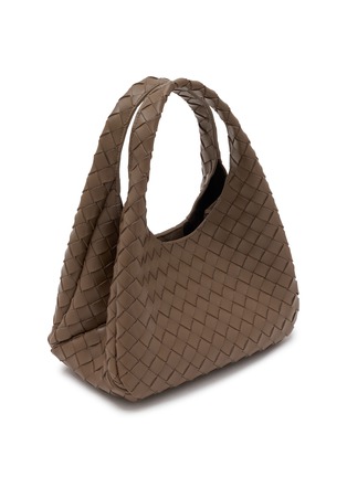 细节 - 点击放大 - BOTTEGA VENETA - Campana Intrecciato Leather Shoulder Bag