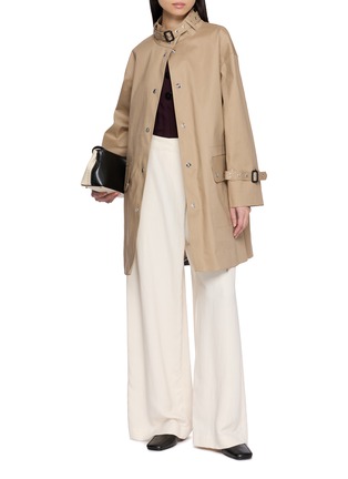 模特儿示范图 - 点击放大 - MACKINTOSH - Minto Buckled High Neck Cotton Coat