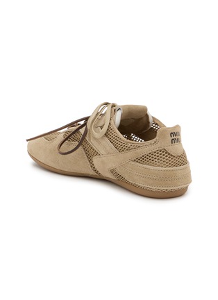  - MIU MIU - 女款 GYMNASIUM 拼接系带运动鞋