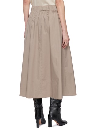 背面 - 点击放大 - PESERICO - Flared Maxi Skirt