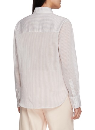 背面 - 点击放大 - PESERICO - Striped Shirt